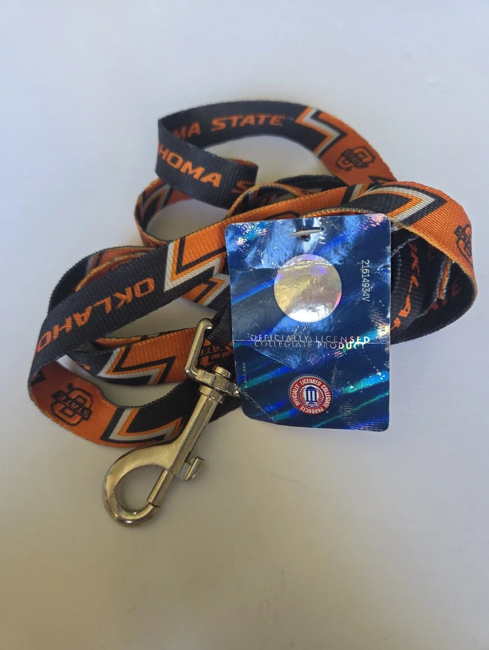 NCAA Oklahoma State Dog Leash Heavy Duty Durable Nylon Cowboys Cowgirls NWT
